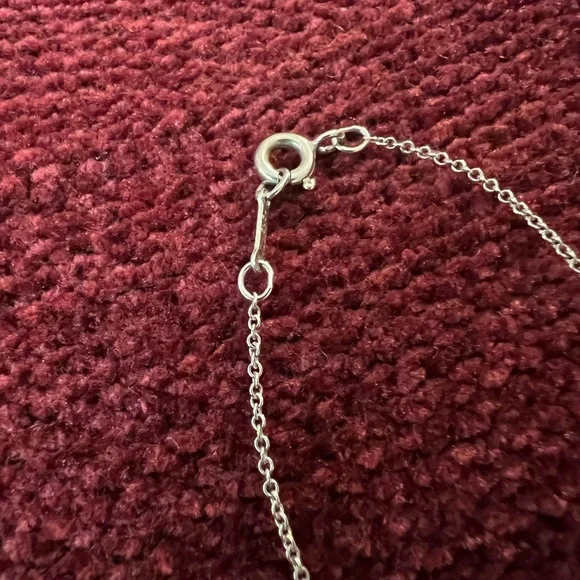 Elsa Peretti, Tiffany&Co double loop necklace pendant, silver 925 authentic